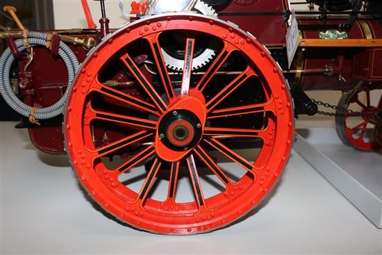 A well engineered 1.5 inch scale lived steam model of a William Alchin traction engine, with the name Royal Chester, 26in.